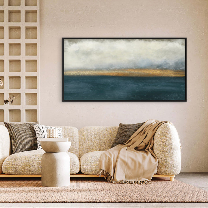 Framed Canvas - Coastal Serenity
