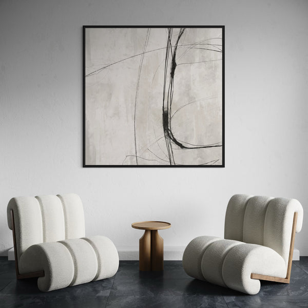 Framed Canvas - Grey Atelier