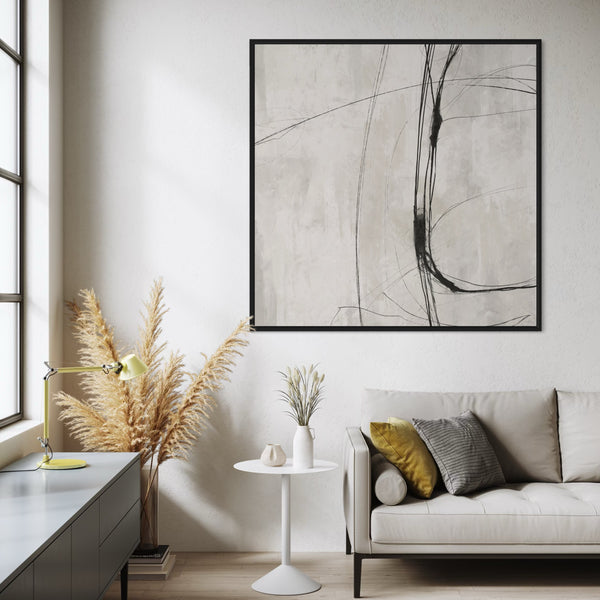Framed Canvas - Grey Atelier