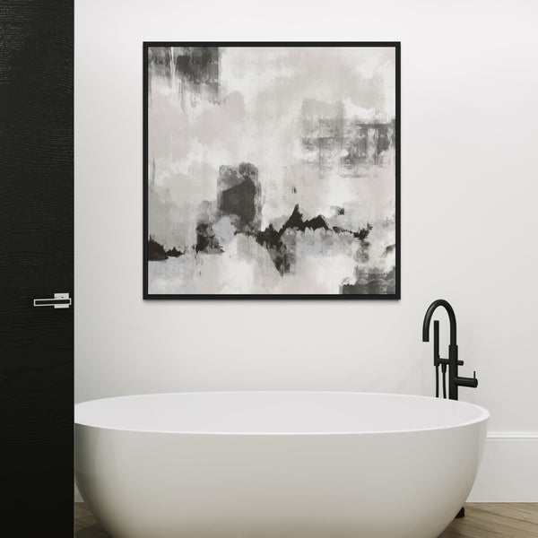 Framed Canvas - Whisper Grey 2