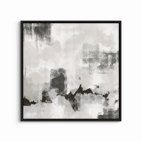 Framed Canvas - Whisper Grey 2