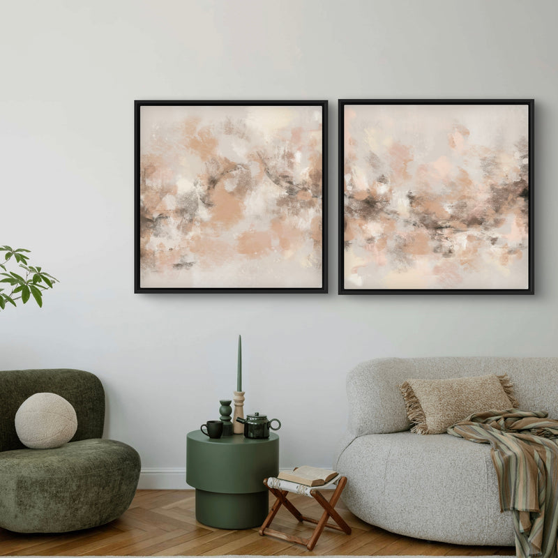 Framed Canvas Set of 2 - Sand Storm