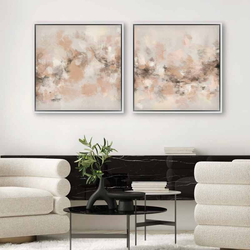 Framed Canvas Set of 2 - Sand Storm