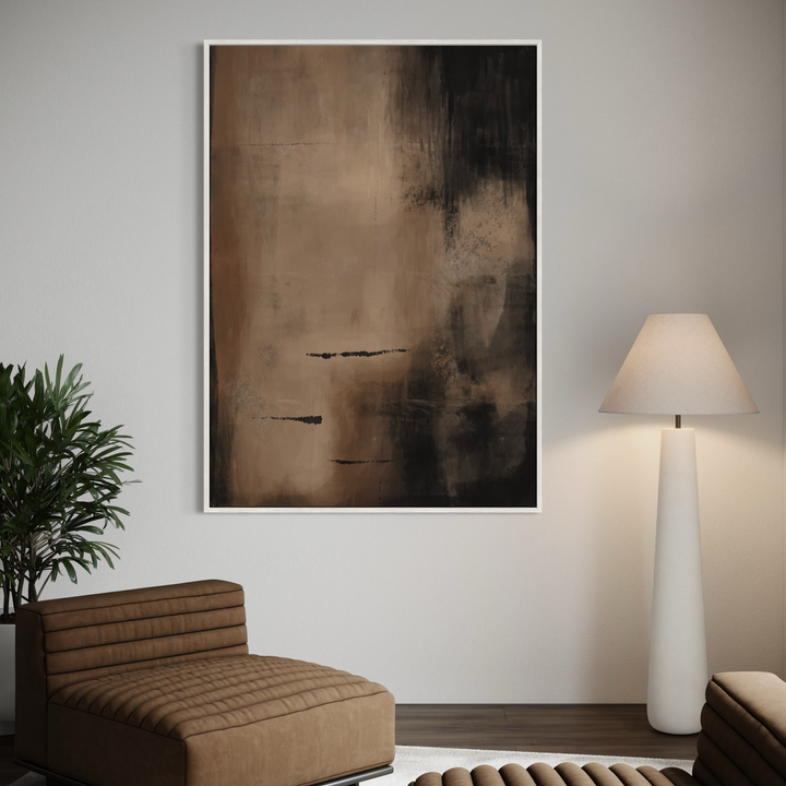 Framed Canvas - Charcoal Nights