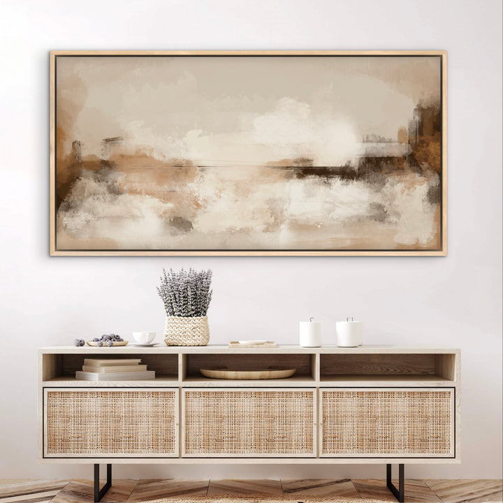 Framed Canvas - Seville Red