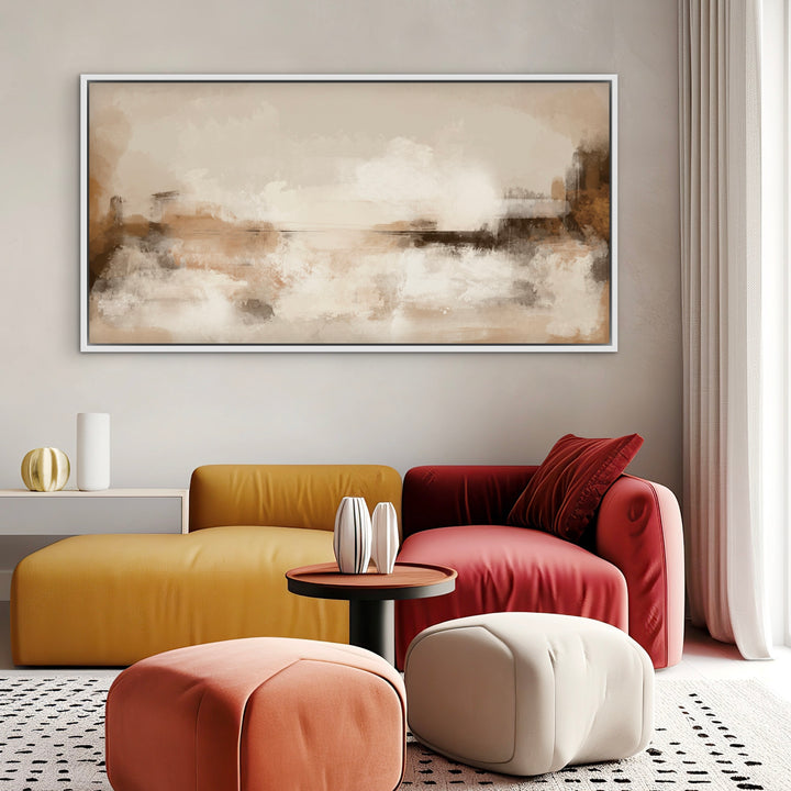 Framed Canvas - Seville Red