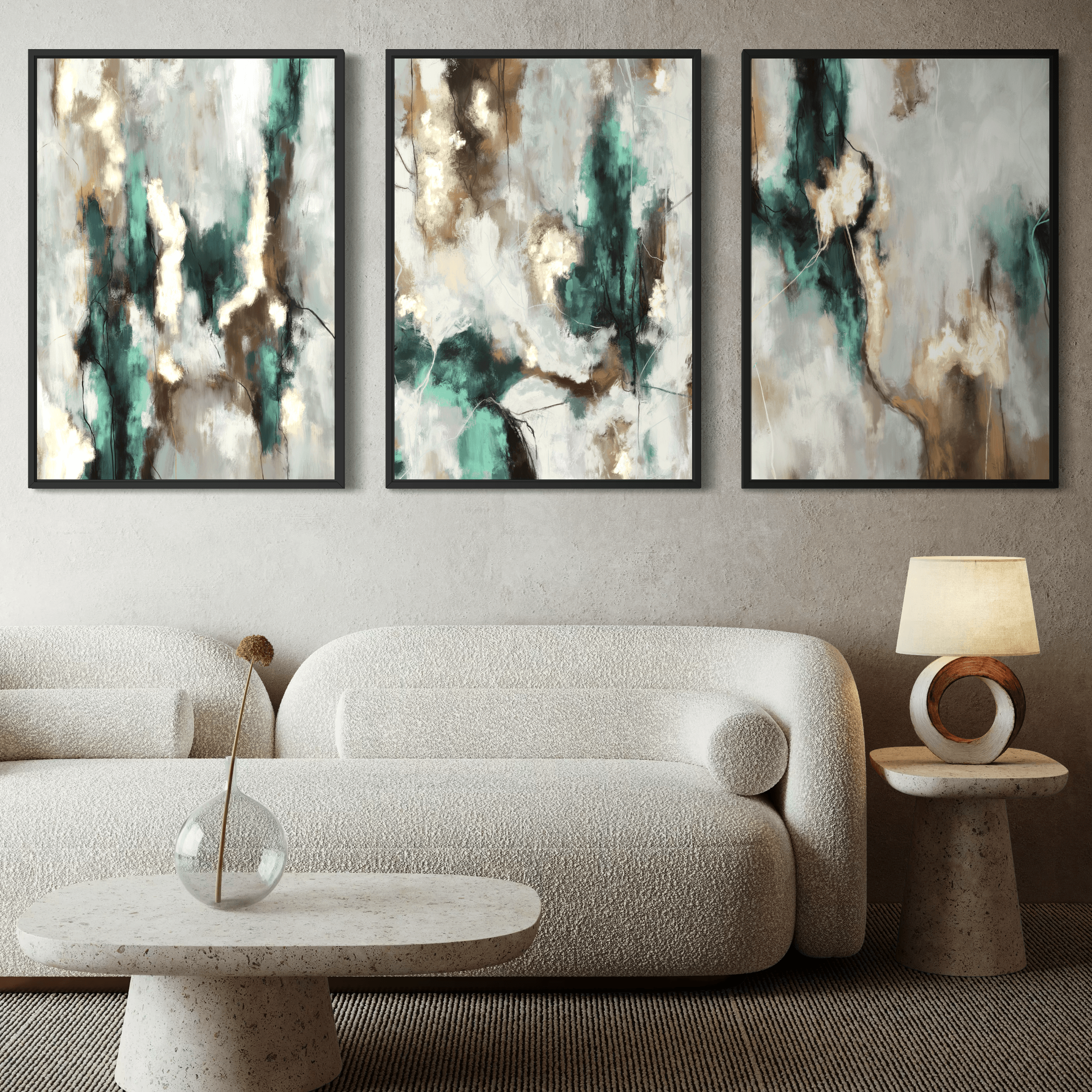 Green Forest - Set of 3