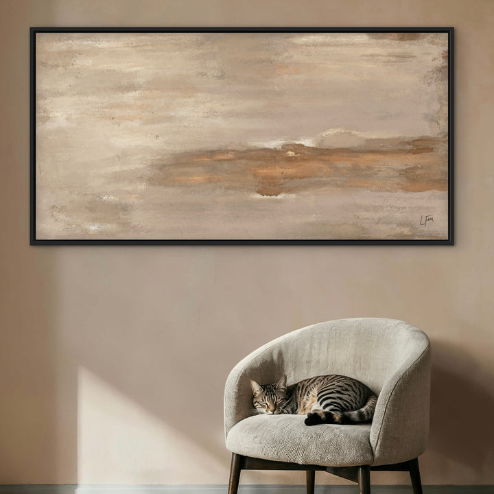 Framed Canvas - Wondering Earth