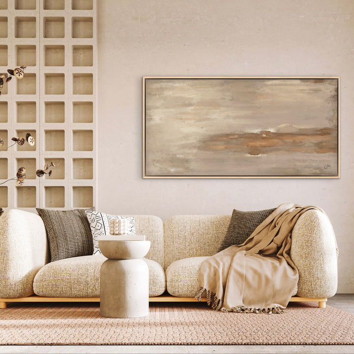 Framed Canvas - Wondering Earth