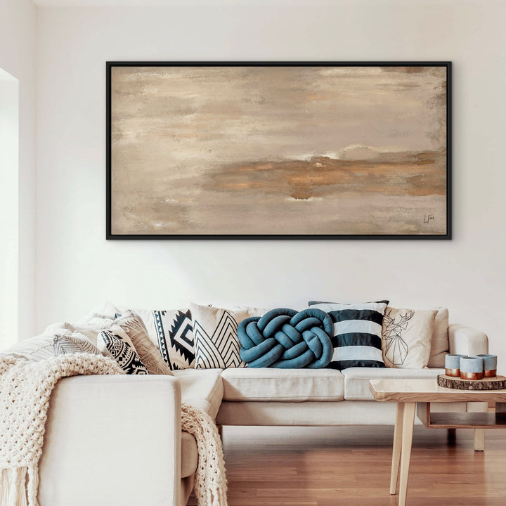 Framed Canvas - Wondering Earth