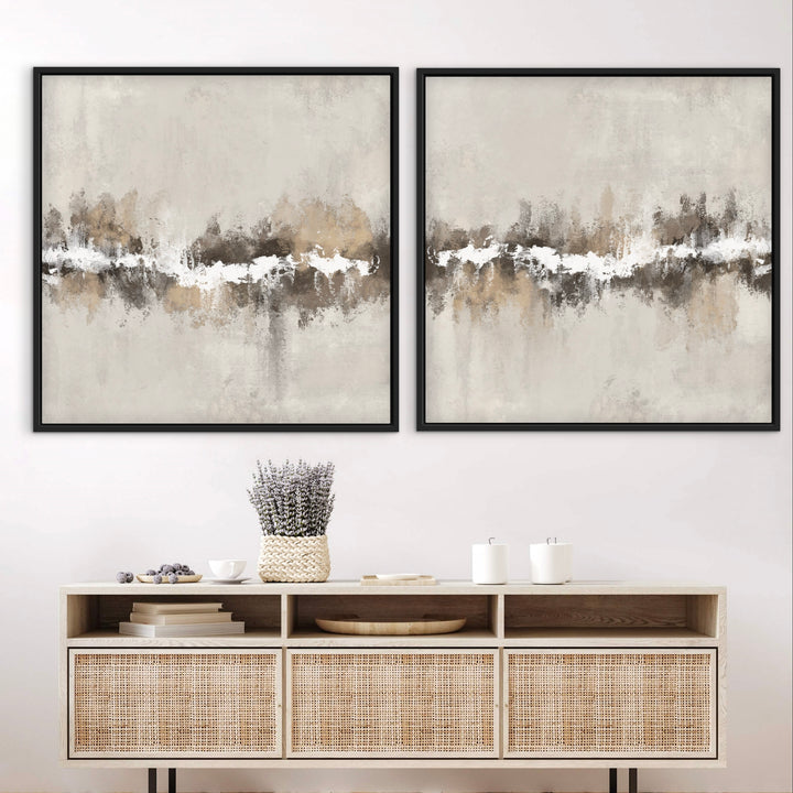 Framed Canvas Set of 2 - Whispers