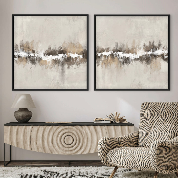 Framed Canvas Set of 2 - Whispers