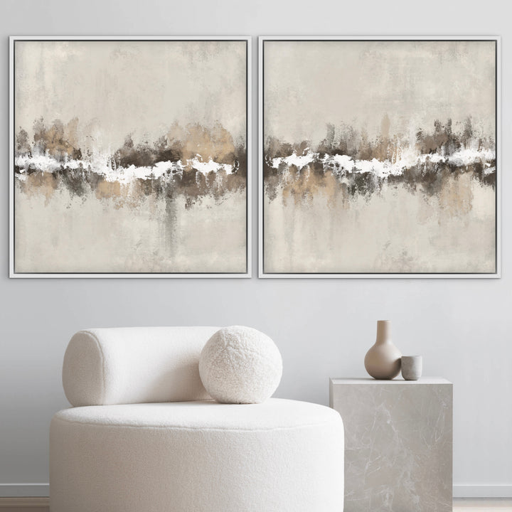 Framed Canvas Set of 2 - Whispers