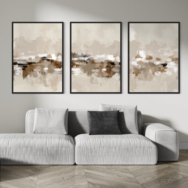 Set of 3 Framed Canvas - Seville