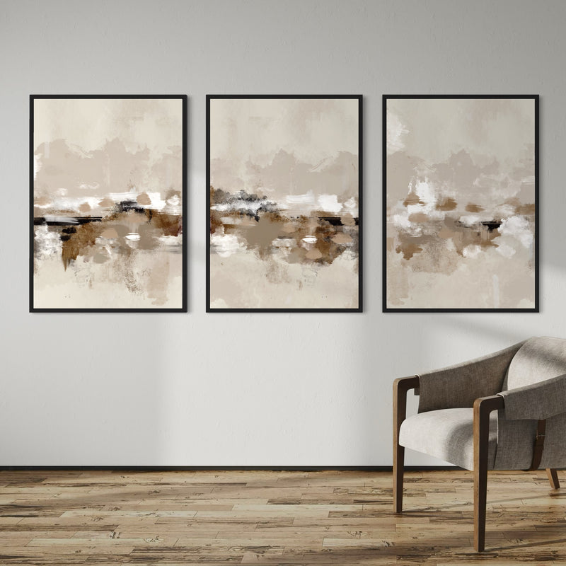 Set of 3 Framed Canvas - Seville