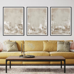 Abstract Art set of 3 prints - Capri