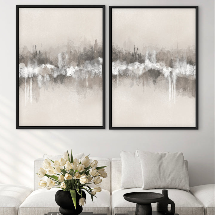 Framed Canvas Set of 2 - Nude Nights