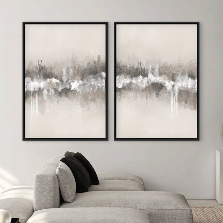 Framed Canvas Set of 2 - Nude Nights