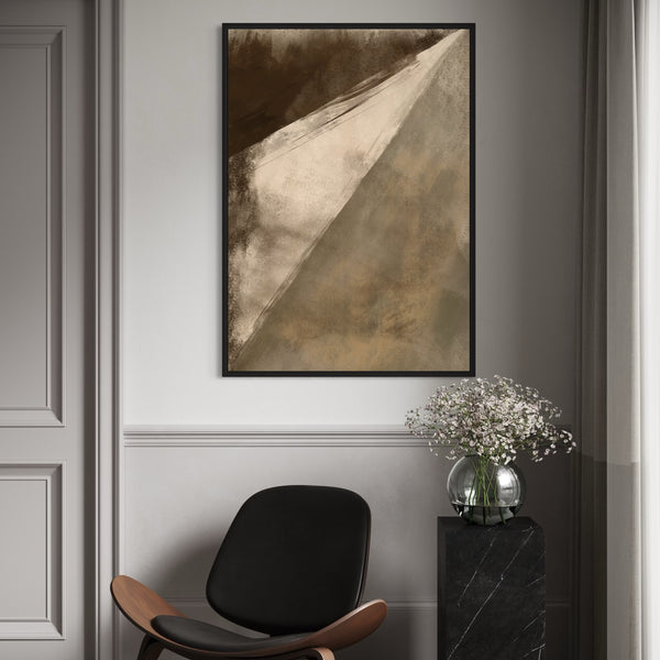 Framed Canvas - Brown Opulence