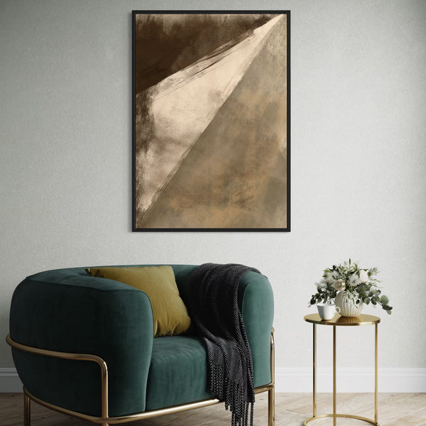 Framed Canvas - Brown Opulence