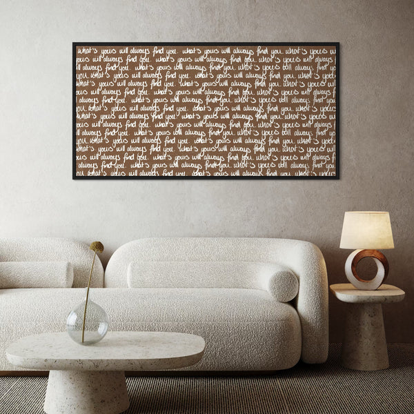 Framed Canvas - Find You