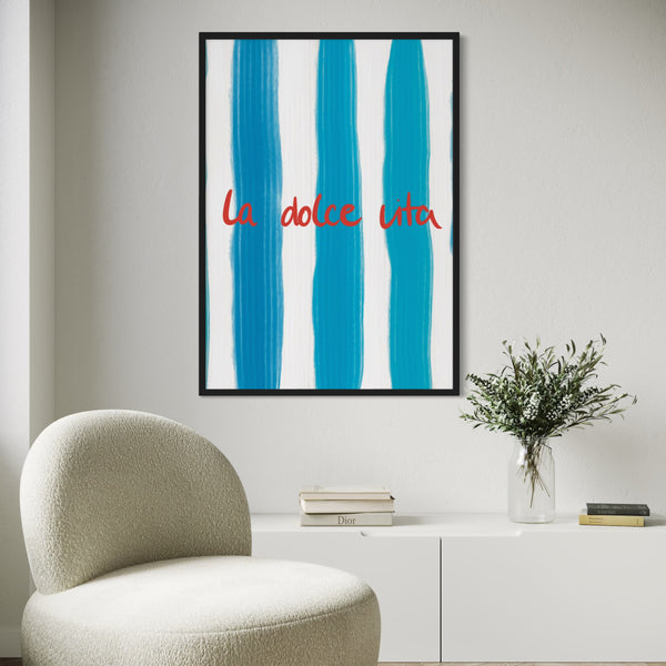 Set of 1 - Abstract Art 'La Dolce Vita'