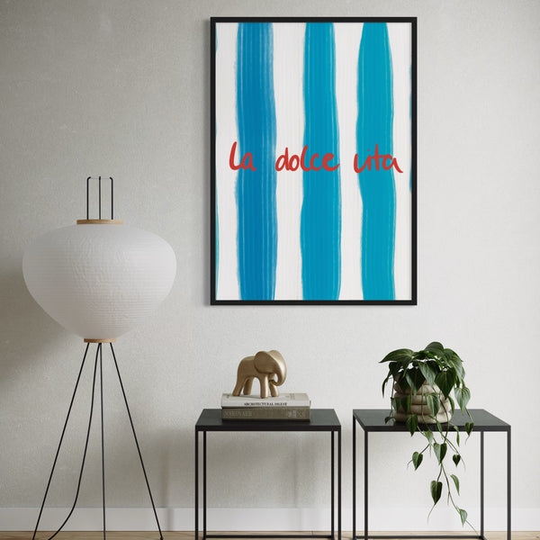 Set of 1 - Abstract Art 'La Dolce Vita'