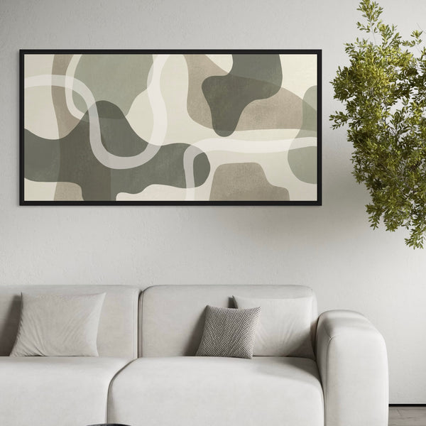 Framed Canvas - Olive Terrain