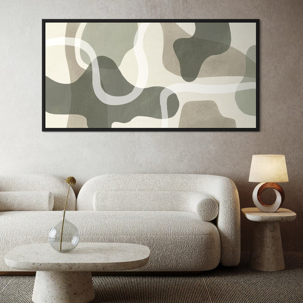 Framed Canvas - Olive Terrain