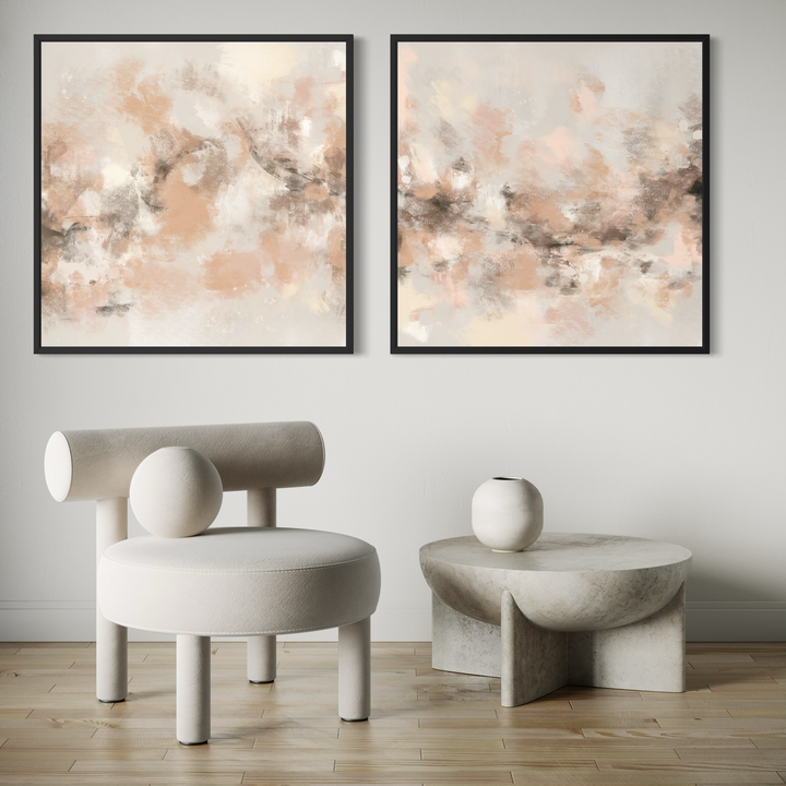 Framed Canvas Set of 2 - Sand Storm