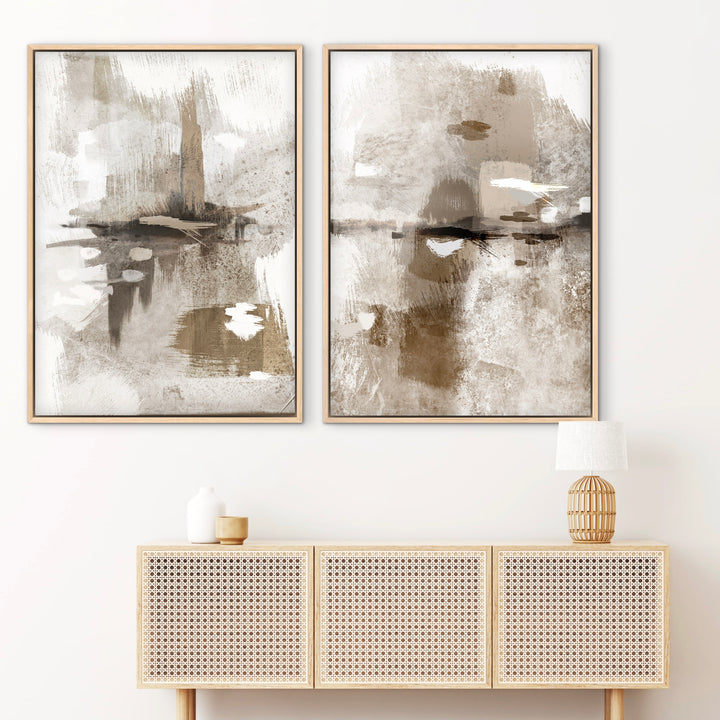 Framed Canvas Set of 2 - Portofino