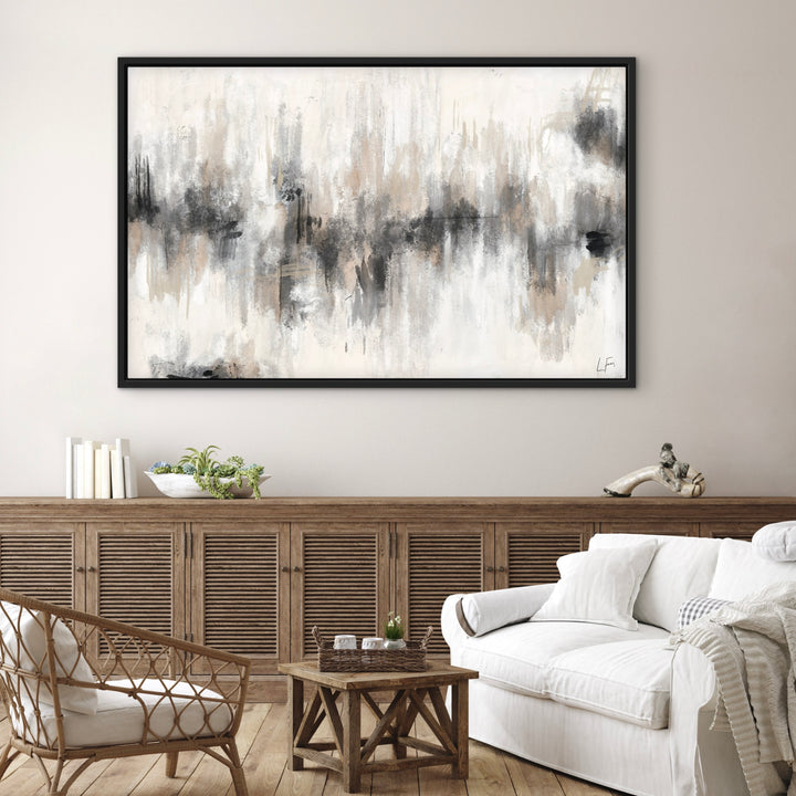 Framed Canvas - Whispered Haze