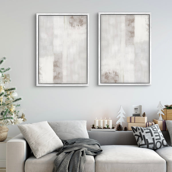 Framed Canvas Set of 2 - Grey Dreams