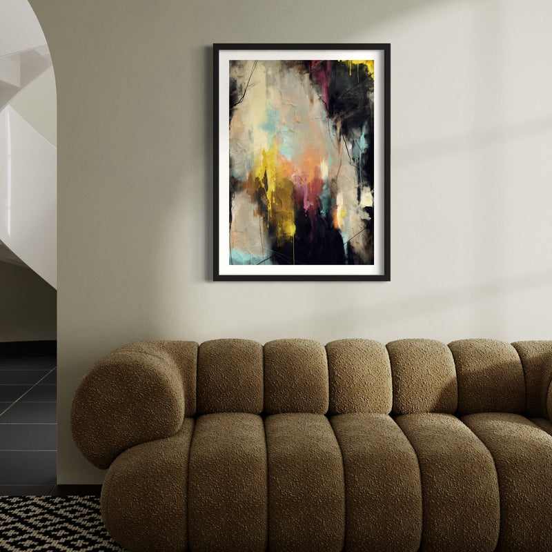 Set of 1 - Abstract Art 'Autumn Nights'