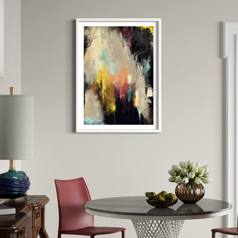 Set of 1 - Abstract Art 'Autumn Nights'