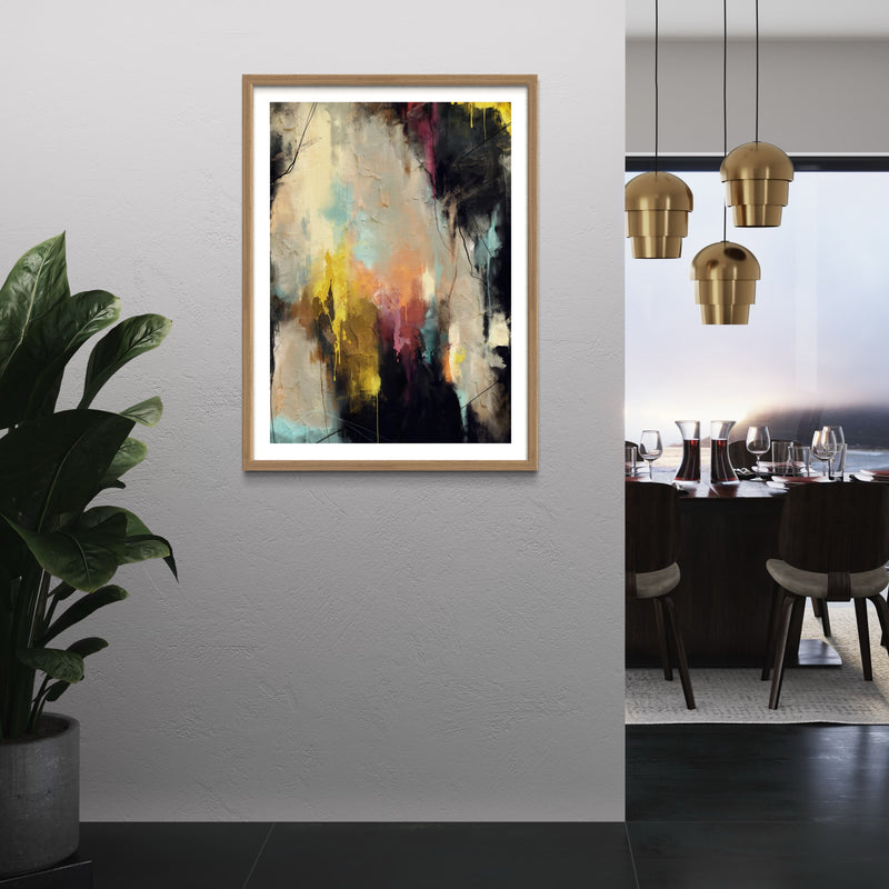 Set of 1 - Abstract Art 'Autumn Nights'