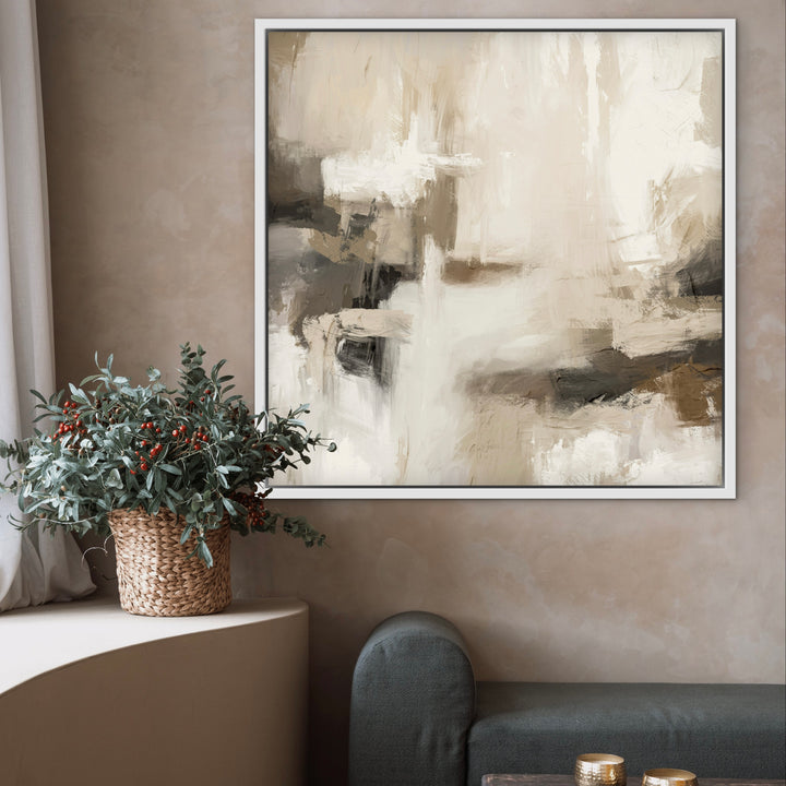 Framed Canvas - Santorini