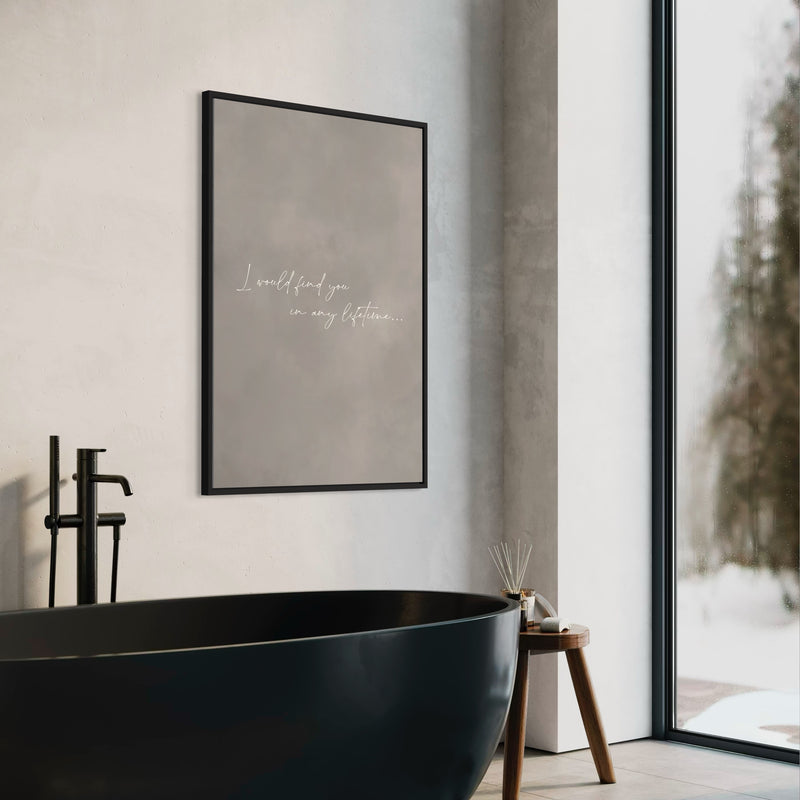 Framed Canvas - In Any Lifetime