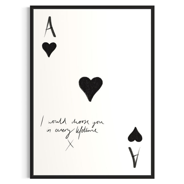 Framed Canvas - I Would Choose You