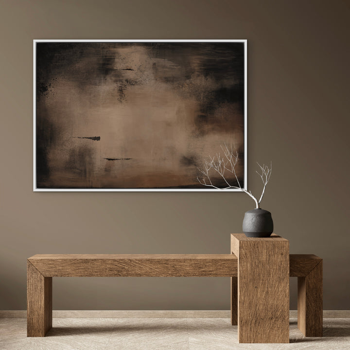 Framed Canvas - Charcoal Nights