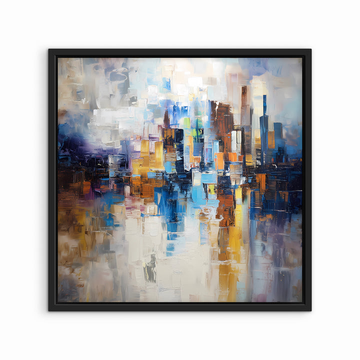 Framed Canvas - Manhattan Mist