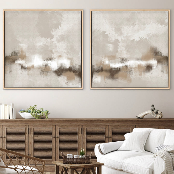 Framed Canvas Set of 2 - Sorrento