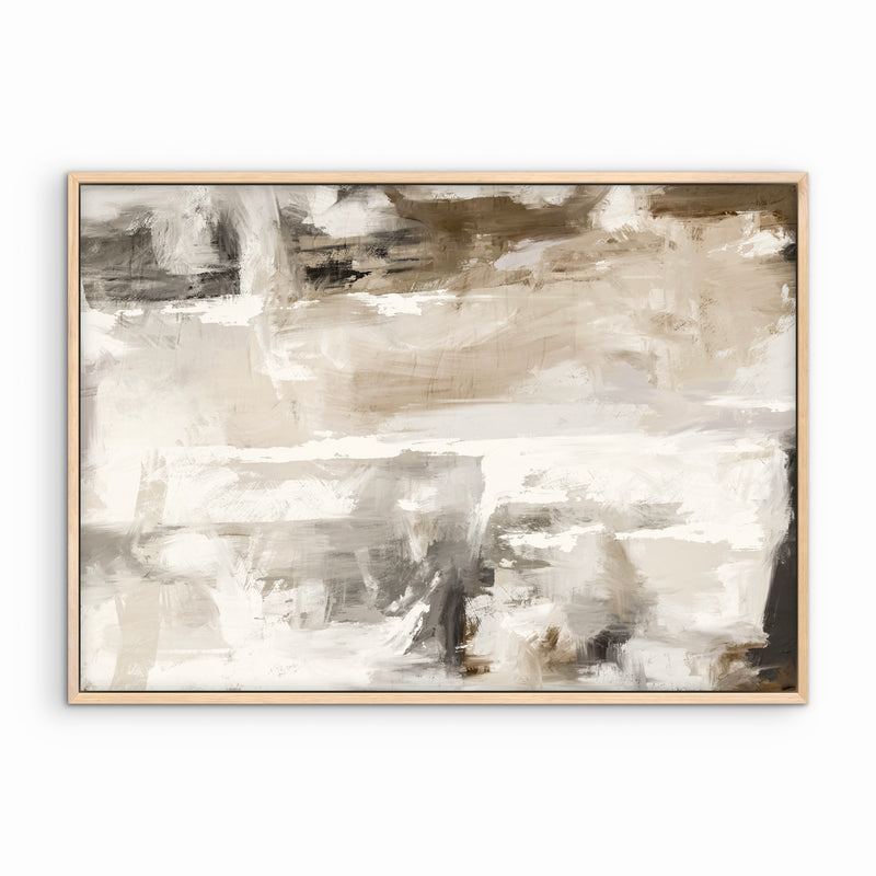 Framed Canvas - Santorini