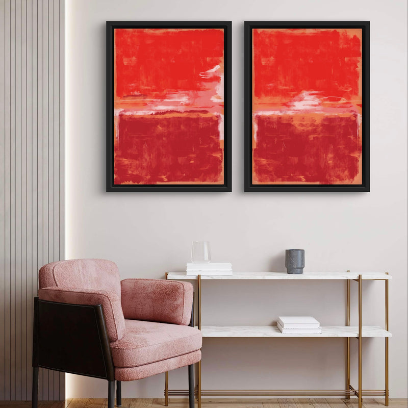 Framed Canvas Set of 2 - Madrid