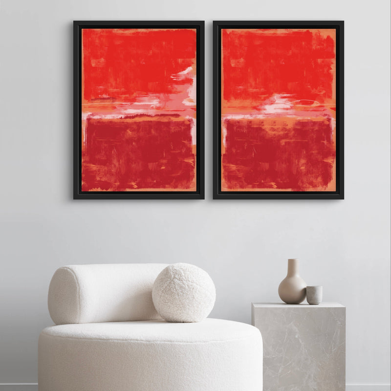 Framed Canvas Set of 2 - Madrid