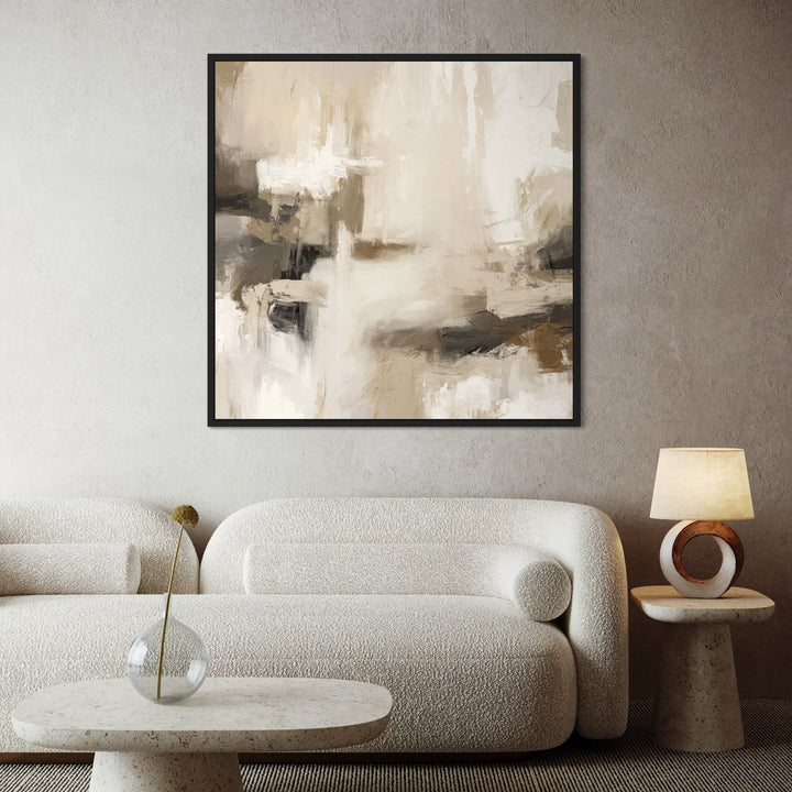 Framed Canvas - Santorini