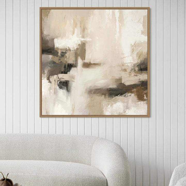 Framed Canvas - Santorini