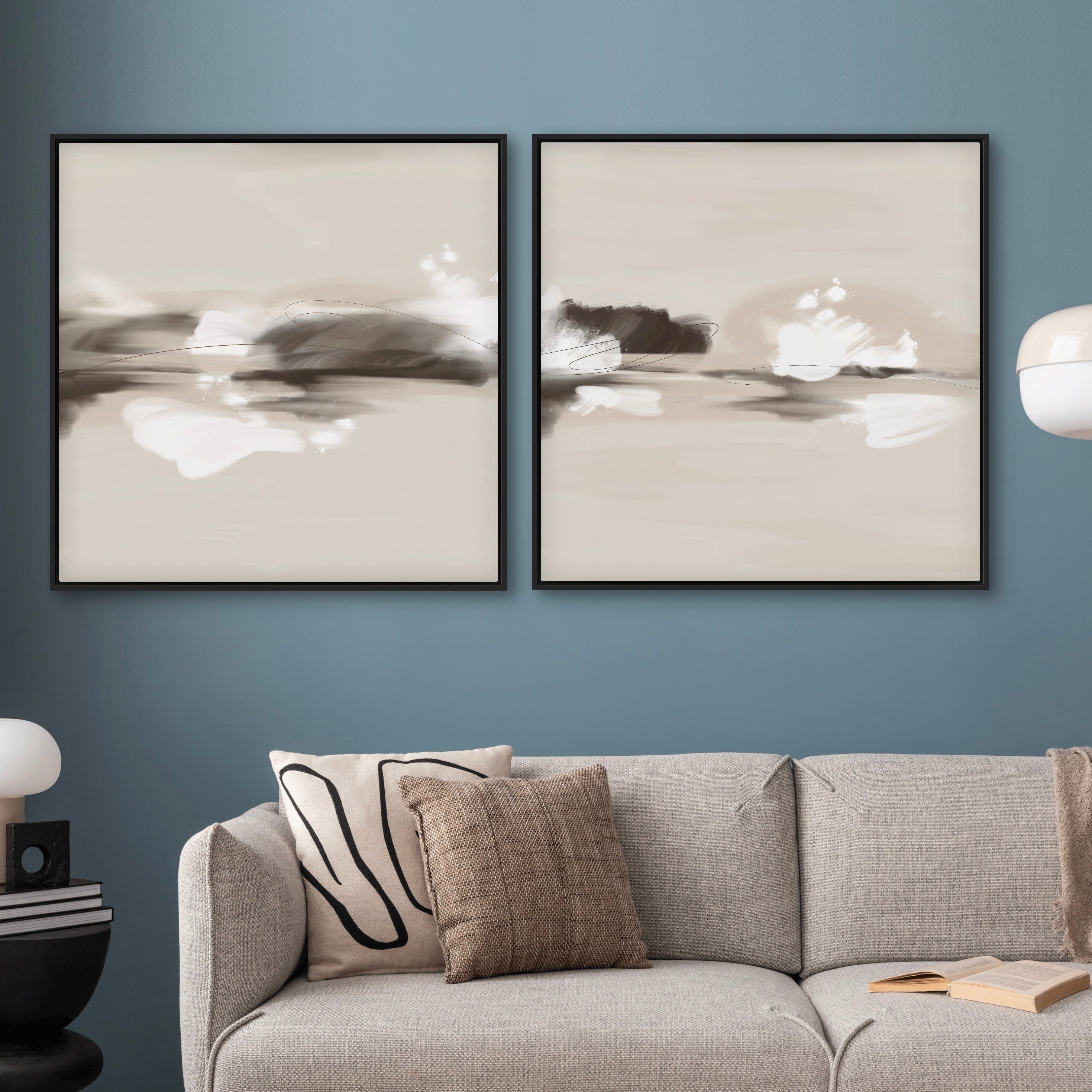 Framed Canvas Set of 2 - Melbourne