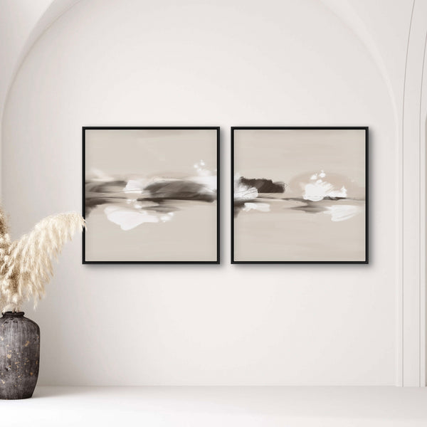 Framed Canvas Set of 2 - Melbourne