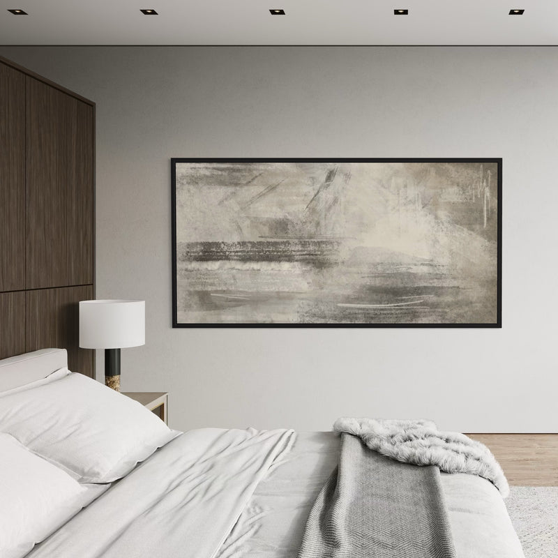 Framed Canvas - Grey Mirage